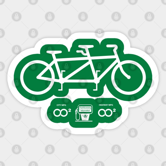 Bike Tandem Sticker by vo_maria